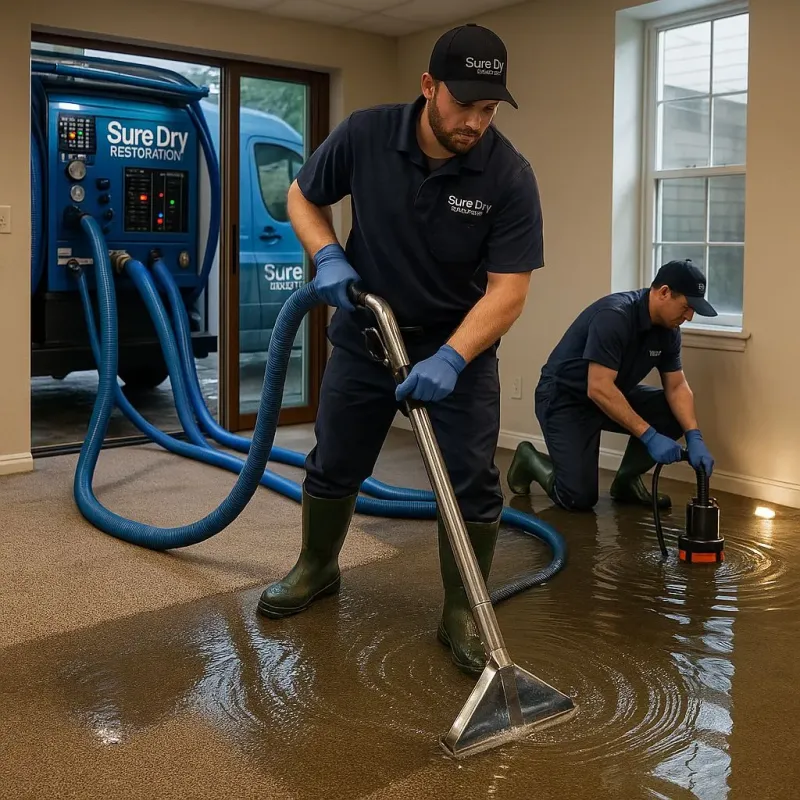 Water Extraction and Removal process in Keeseville, NY
